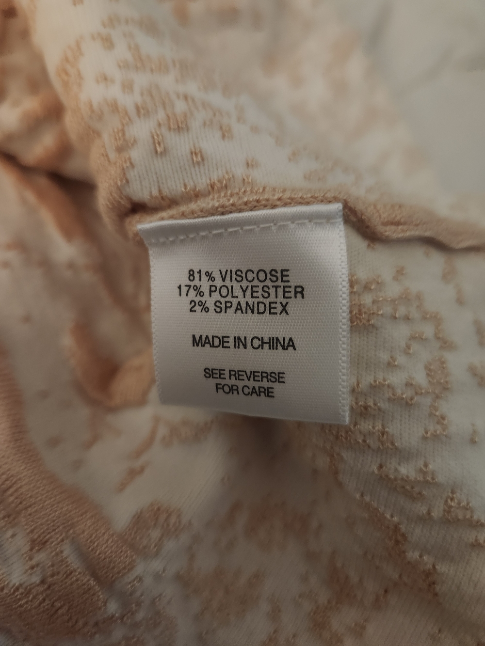 Lucy Paris Apricot Textured Floral Fit & Flare Skirt XS NWT - Picture 6 of 11